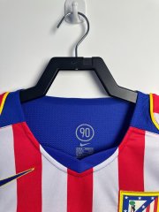 2004/05 Atletico Madrid Home Retro Jersey Long Sleeve