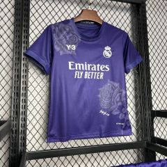2024/25 Real Madrid Y-3 Fourth Kids Jersey white Kit