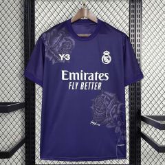 2023/24 Real Madrid Y-3 Fourth Jersey Purple Kit