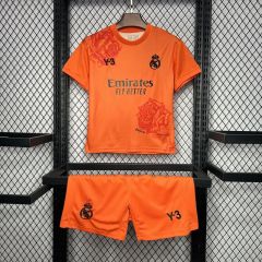 2024/25 Real Madrid Y-3 Fourth Kids Jersey white Kit