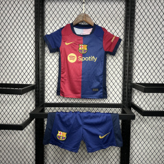 2024/25 Barcelona Home Kids Kit(Jersey+Short)