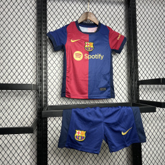 2024/25 Barcelona Home Kids Kit(Jersey+Short)