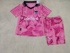2025/26 Monterrey Club World Cup Pink Training Jersey Kids Kit