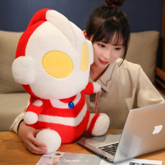 正版奥特曼玩偶公仔创意超人泰罗毛绒玩具赛文娃娃儿童礼物批发
