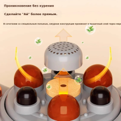 砭石揉腹仪腹部按摩器自动加热揉肚子神器艾矾石小腹按摩益生