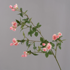 仿真花 长支小玫瑰 现代客厅装饰摆件餐桌花北欧插花假花花束