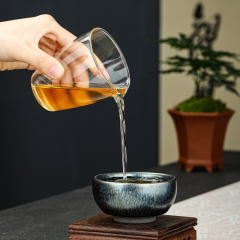 正品铁胎盏百花建盏建窑茶杯主人杯大号贵宾杯子茶盏茶碗陶瓷代发