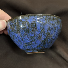 四神兽建盏陶瓷主人杯家用中式大号窑变杯单个泡茶品茗杯功夫茶盏