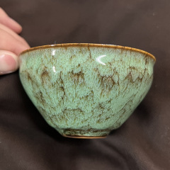 四神兽建盏陶瓷主人杯家用中式大号窑变杯单个泡茶品茗杯功夫茶盏