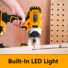 WORKSITE 20V Cordless Impact Driver 1/4" Handheld Portable Battery Power 180Nm(1590 in-lbs) Screwing Tools