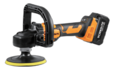 WORKSITE Brushless Cordless Rotary Polisher 20V Max 6Inch Variable Speed 3000RPM Handheld Buffer Waxer for Car Polishing Detailing Waxing