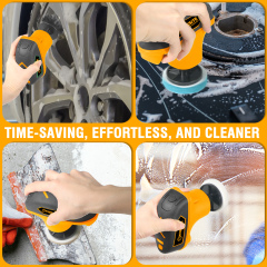 WORKSITE Power Scrubber Electric Cleaning Brush Tool Kit 4V Battery Powered Auto Cleaner 10pcs for Bathroom Shower