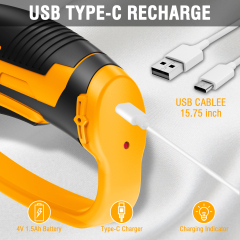WORKSITE Cordless Rotary Cutter 4V Electric Scissors for Paper,Carpet and Cardboard,Box and Gift Wrap