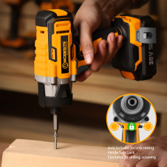 WORKSITE 20V Cordless Impact Driver 1/4" High Torque 250N.m Lithium-ion Battery Power 6.35mm Screw Impact Drivers