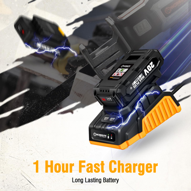 WORKSITE Brushless Cordless Reciprocating Saw 20V Max Compact Portable Small Variable Speed Power Cutter Saws for Wood Metal Cutting