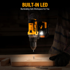 WORKSITE Cordless Drill Driver 1/2inch 20V Battery Power Handheld 23+1 Keyless Chuck Variable Speed Drills