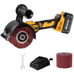 WORKSITE Brushless Cordless Burnishing Machine 20V Vaiable Speed 2500RPM Polisher Sander Tools for Metal and Stainless Steel Polishing