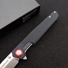 Boker MAGUNM Flipper Folding Knife 3.54" 440B Satin Blade, G10 Handles