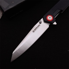 Boker MAGUNM Flipper Folding Knife 3.54" 440B Satin Blade, G10 Handles