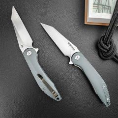 Boker MAGUNM Flipper Folding Knife 3.35" D2 Satin Blade, Aluminum Alloy Handles