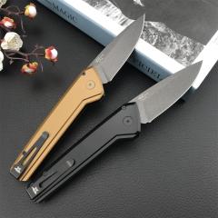 Buck 838 Deploy AUTO Folding Knife 3.23" S35VN Armor Black Cerakote Drop Point Blade, Aluminum Handles