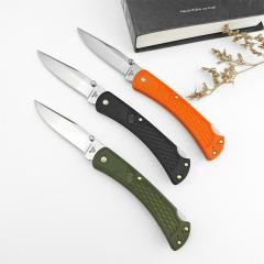 Buck 110 Slim Folding Hunter LT 3.15" 440c Plain Blade, Nylon Fiber Handles
