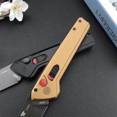 Buck 838 Deploy AUTO Folding Knife 3.23" S35VN Armor Black Cerakote Drop Point Blade, Aluminum Handles