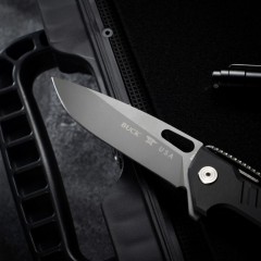 BK 830BKSSLS Folding Knife 9Cr13mov Blade Hunter,Aluminum Handle
