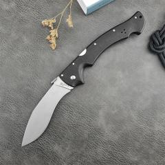 Cold Steel 62JL Rajah II Folding Knife 5.75" AUS-10A Stonewashed Blade, Griv-Ex Handles, Lockback