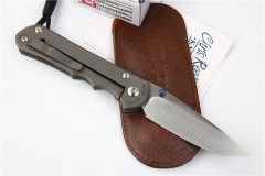 Chris Reeve Small Sebenza 25TH Folding Knife 3.54" S35VN Blade, Titanium Handles, Frame Lock