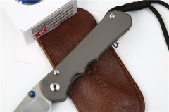 Chris Reeve Small Sebenza 25TH Folding Knife 3.54" S35VN Blade, Titanium Handles, Frame Lock