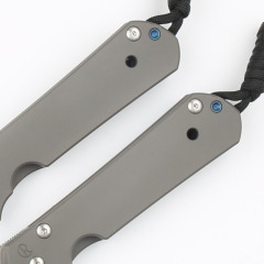 Chris Reeve Small Sebenza 12TH Folding Knife 3.54" D2 Blade, Titanium Handles, Frame Lock