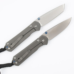 Chris Reeve Small Sebenza 12TH Folding Knife 3.54" D2 Blade, Titanium Handles, Frame Lock