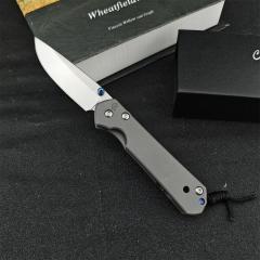 Chris Reeve Small Sebenza Folding Knife 2.76" D2 Blade, Titanium Handles, Frame Lock