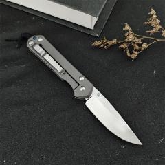 Chris Reeve Small Sebenza Folding Knife 2.76" D2 Blade, Titanium Handles, Frame Lock