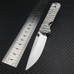 Chris Reeve Small Sebenza Folding Knife 2.76" D2 Blade, Titanium Handles, Frame Lock