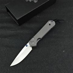 Chris Reeve Small Sebenza Folding Knife 2.76" D2 Blade, Titanium Handles, Frame Lock