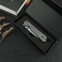 Chris Reeve Small Sebenza Folding Knife 2.76" D2 Blade, Titanium Handles, Frame Lock