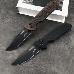 Kershaw 7600 Auto Folding Knife 3.35" Working Finish 8Cr13mov Drop Point Blade, G10 Handles