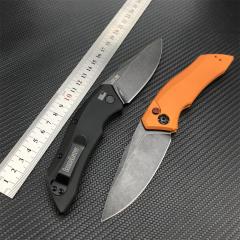 Kershaw 7100BW Launch 1 AUTO Folding Knife 3.4" CPM-154 Blackwash Plain Blade, Aluminum Handles