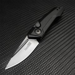 Kershaw 7250 Launch 9 AUTO Folding Knife 1.8" Working Finish CPM-154 Drop Point Blade, Black Anodized Aluminum Handles
