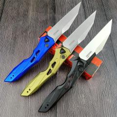 Kershaw 7650 Launch 13 AUTO Folding Knife 3.5" Two-Tone CPM-154 Wharncliffe Blade, Anodized Aluminum Handles