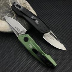 Kershaw 7250 Launch 9 AUTO Folding Knife 1.8" Working Finish CPM-154 Drop Point Blade, Black Anodized Aluminum Handles
