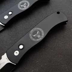 Pro-Tech Emerson CQC7 Tactical AUTO Folding Knife 3.27" 154-CM DLC Blade, Aviation Aluminum Handles