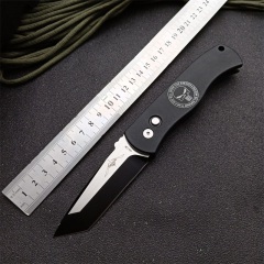 Pro-Tech Emerson CQC7 Tactical AUTO Folding Knife 3.27" 154-CM DLC Blade, Aviation Aluminum Handles