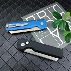 Pro-Tech 5301 Godfather AUTO Folding Knife 3.15" 154-CM Plain Blade, Aluminum Handles