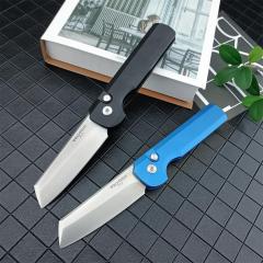 Pro-Tech 5301 Godfather AUTO Folding Knife 3.15" 154-CM Plain Blade, Aluminum Handles