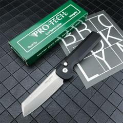 Pro-Tech 5301 Godfather AUTO Folding Knife 3.15" 154-CM Plain Blade, Aluminum Handles