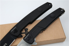 Extrema Ratio T-Razor Folding Knife 3.86" Black Plain N690 Blade, Aluminum Alloy Handles, Liner Lock
