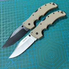 Cold Steel 27TMC Knives Recon M1 Folding Knife 3.74" S35VN Clip Point Blade, Nylon Fiber Handles